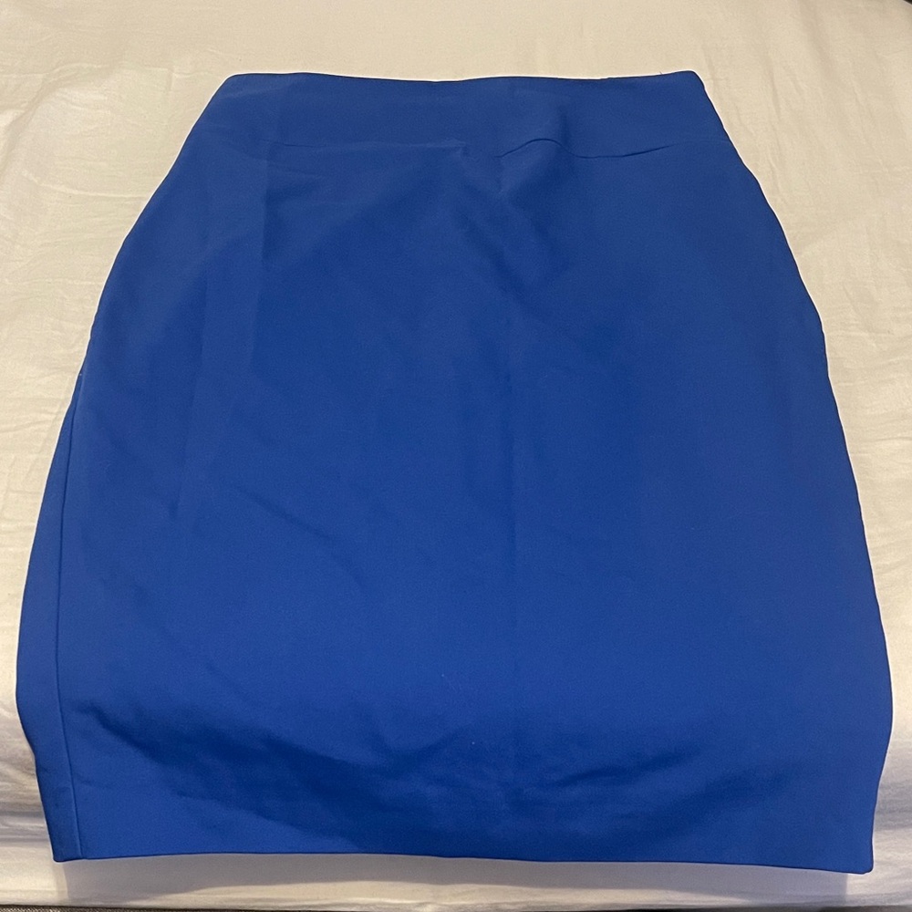 Express Royal Blue Pencil Skirt